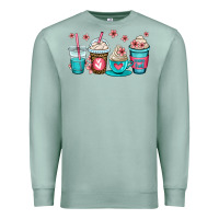 Seafoam mom fuel coffee cups Premium Sweatshirt - OliviaCreatesArt