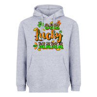 Heather Grey One lucky Mama St. Patrick's Day Heavyweight Hoodie - CowGirlArtShop