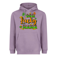 Lavender One lucky Mama St. Patrick's Day Heavyweight Hoodie - CowGirlArtShop