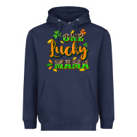 Navy One lucky Mama St. Patrick's Day Heavyweight Hoodie - CowGirlArtShop