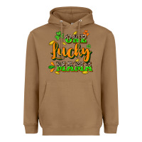 Toasted Coconut One lucky Mama St. Patrick's Day Heavyweight Hoodie - CowGirlArtShop