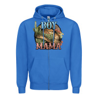 True Royal Boy Mama western cactus Cowboy Zipper Hoodie - HowdyJamesFarm