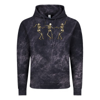 Cloud Black dancing skeletons Vintage Hoodie - MaliasSmallBusiness