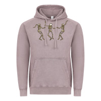 Vintage Zinc dancing skeletons Vintage Hoodie - MaliasSmallBusiness