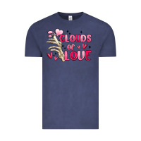 Vintage Denim clouds of love Vintage Tee - MaliasSmallBusiness