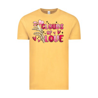 Vintage Mustard clouds of love Vintage Tee - MaliasSmallBusiness
