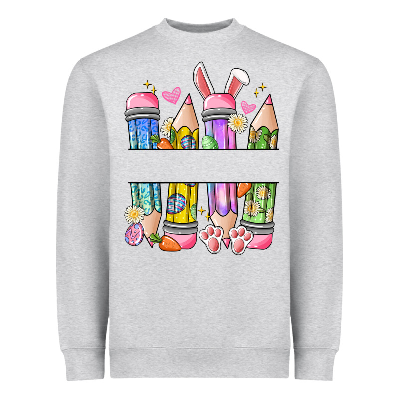Easter Teacher Pencils Heavyweight Sweatshirt by Artiststas | Teevron