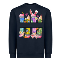 Navy easter teacher pencils Heavyweight Sweatshirt - Artiststas