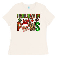 Bone i believe in santa paws chihuahuha Ladies Tee - Jasminsmagicworld