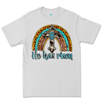 Dove Grey he has risen rainbow Premium Tee - AdoDesignShop