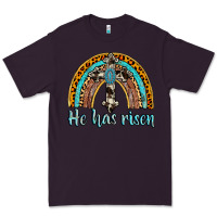 Plum he has risen rainbow Premium Tee - AdoDesignShop