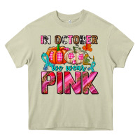 Mossy in october we wear pink with pumpkins Heavy Core Tee - AdoDesignShop