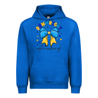 Cobalt Down Right Amazing Urban Hoodie - CowhideDigitalArt