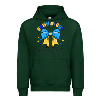 Forest Green Down Right Amazing Urban Hoodie - CowhideDigitalArt