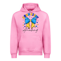 Fuchsia Pink Down Right Amazing Urban Hoodie - CowhideDigitalArt