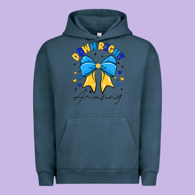 Down Right Amazing Urban Hoodie Designed By Cowhidedigitalart