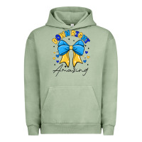 Pigment Oil Green Down Right Amazing Urban Hoodie - CowhideDigitalArt