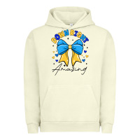 Pigment Pistachio Down Right Amazing Urban Hoodie - CowhideDigitalArt