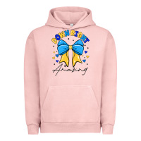 Pigment Salmon Down Right Amazing Urban Hoodie - CowhideDigitalArt