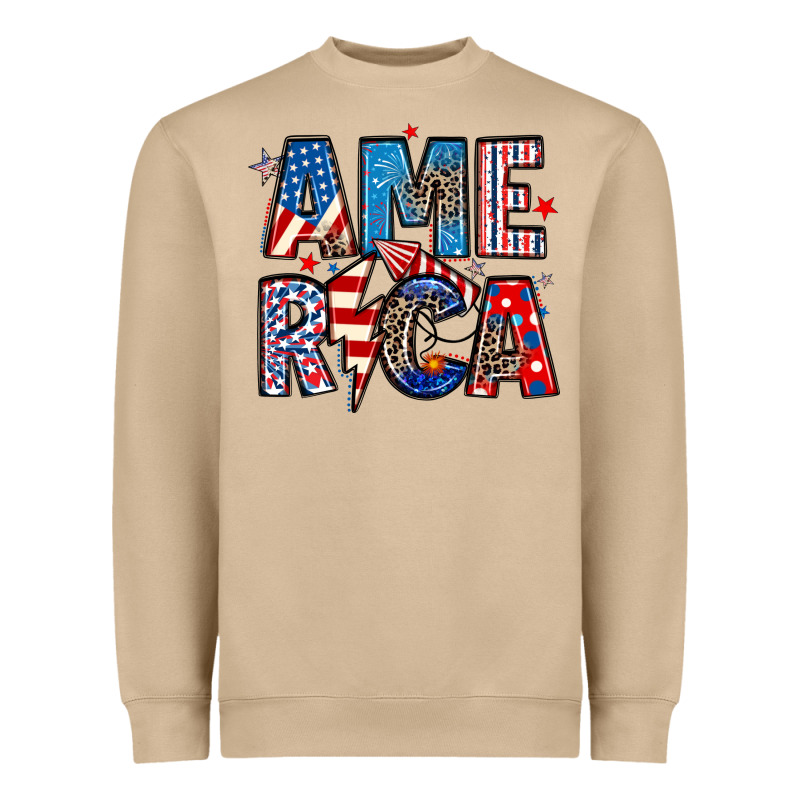America 4th Of July Heavyweight Sweatshirt by Artiststas | Teevron