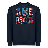 Navy america 4th of july Heavyweight Sweatshirt - Artiststas
