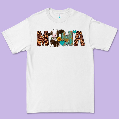 Mama Holstein Cow Premium Tee Designed By Artiststas
