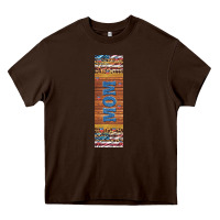 Chocolate Brown usa flag and mom penwraps 2 Heavy Core Tee - Artiststas