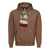 Chestnut Cowboy killers cigarette package Zipper Hoodie - HowdyJamesFarm