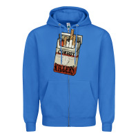 True Royal Cowboy killers cigarette package Zipper Hoodie - HowdyJamesFarm