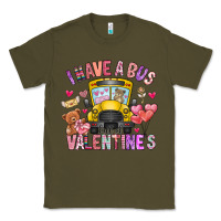 Army Green i have a bus full of valentines Classic Tee - CowhideDigitalArt