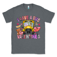 Charcoal Heather i have a bus full of valentines Classic Tee - CowhideDigitalArt