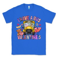 True Royal i have a bus full of valentines Classic Tee - CowhideDigitalArt