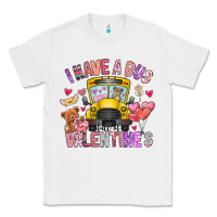 White i have a bus full of valentines Classic Tee - CowhideDigitalArt