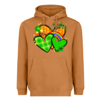 Meerkat St. Patrick's Day hearts St. Patricks day Heavyweight Hoodie - HowdyJamesFarm
