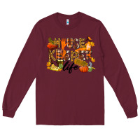 Burgundy Housekeeper life fall Long Sleeve Tee - LillyAllenDesigns