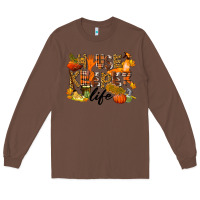 Chestnut Housekeeper life fall Long Sleeve Tee - LillyAllenDesigns