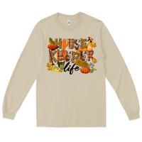 Mushroom Housekeeper life fall Long Sleeve Tee - LillyAllenDesigns
