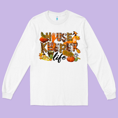 Housekeeper Life Fall Long Sleeve Tee Designed By Lillyallendesigns