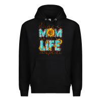Black Being a Mom makes my life complete Mother's Day Premium Hoodie - CowGirlArtShop