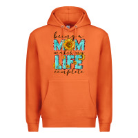 Carrot Being a Mom makes my life complete Mother's Day Premium Hoodie - CowGirlArtShop