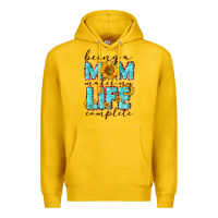 Lemon Being a Mom makes my life complete Mother's Day Premium Hoodie - CowGirlArtShop