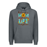 Rock Being a Mom makes my life complete Mother's Day Premium Hoodie - CowGirlArtShop