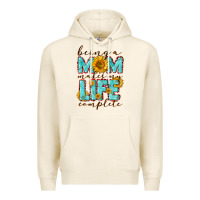 Tofu Being a Mom makes my life complete Mother's Day Premium Hoodie - CowGirlArtShop
