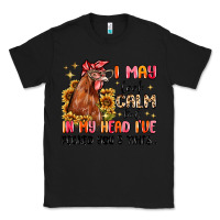 Black i may look calm but in my head i've pecked you Classic Tee - MaliasSmallBusiness