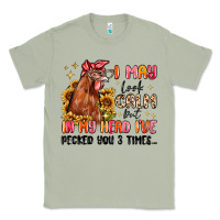 Matcha i may look calm but in my head i've pecked you Classic Tee - MaliasSmallBusiness