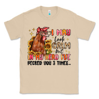 Mushroom i may look calm but in my head i've pecked you Classic Tee - MaliasSmallBusiness