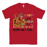 Red i may look calm but in my head i've pecked you Classic Tee - MaliasSmallBusiness