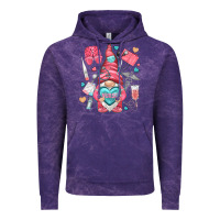 Cloud Purple nurse with heart Vintage Hoodie - NancyCooperArtShop