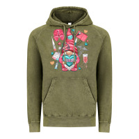 Vintage Olive nurse with heart Vintage Hoodie - NancyCooperArtShop