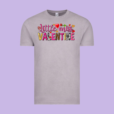 Little Miss Valentine Vintage Tee Designed By Nancycooperartshop